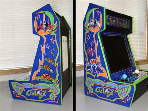 Galaga Themed Bar Top Arcade Completed Cabinet By Sonic840 On Deviantart