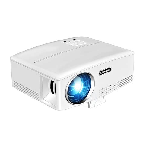 Kllarmant Portable Projector, 1800 ANSI Lumens Full HD 1080P Built-In