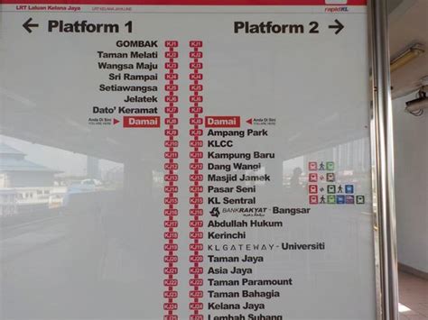 Malaysia, petaling jaya, no.3 jalan ss25 2 taman mayang selangor 47301 pj. LRT 5 - Picture of LRT Kelana Jaya Line, Kuala Lumpur ...