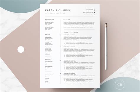 This videos is all about types of cv/ resumes i've created in the recent past and what was my experience of the same. One Page Resume Template | Creative Resume Templates ...