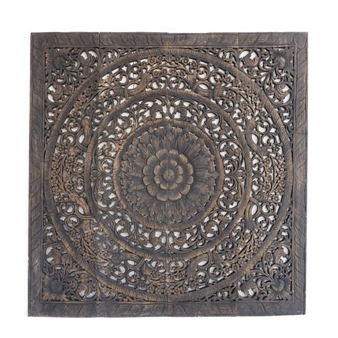 Stretched canvas, framed giclee, and wall plaques are created with only the highest standards. Buy Grand Carved Teak Wood Wall Art Panel Plaque Decor ...