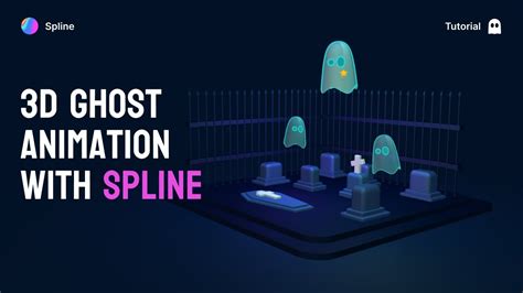 Design An 3d Ghost Animation With Spline Tutorial Youtube