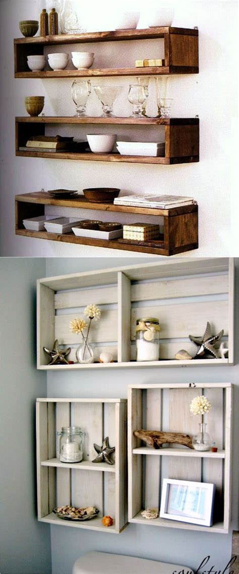 This is considered as a common and standard solution to such corners. 19 Diy Floating Shelves Ideas - Best of DIY Ideas