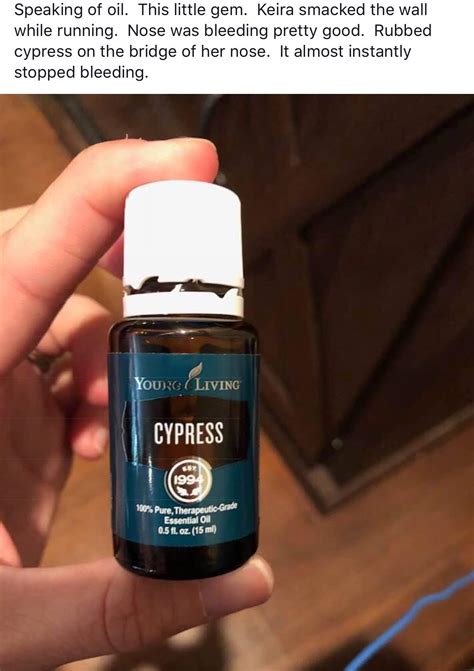 EO’s can stop bloody noses from the outside of the nose! : r/antiMLM