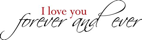 Love You Forever And Ever Beautiful Wall Decals
