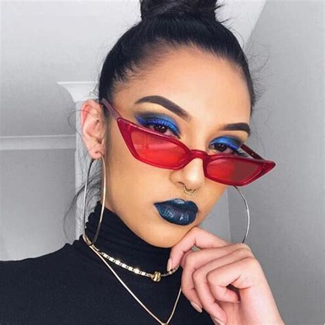 Cat Eye Triangle Cute Sexy Retro Sunglasses Women Brand