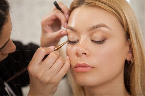 Makeup Artist Working Stock Photos Motion Array