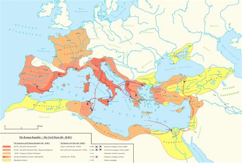 Roman Republic 49 30 Bce Roma Antigua Edad Antigua Imperio Romano