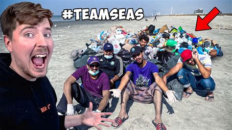 Helping Mrbeast And Cleaning Pakistan Dirtiest Beach Teamseas Youtube