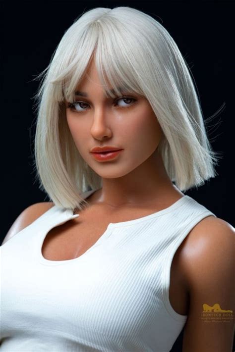 Laura American Busty Girl Real Sex Doll With Silver Hair Hxdoll