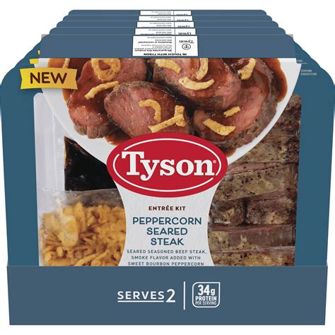 Tyson® Fully Cooked Peppercorn Seared Steak Entrée Kit 13 Oz