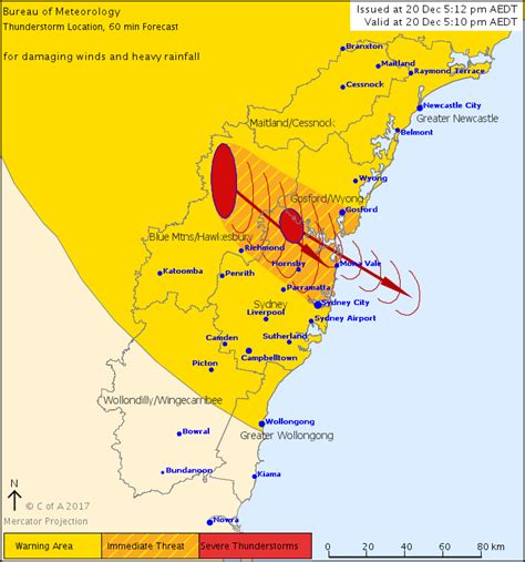 Bureau Of Meteorology New South Wales Severe Thunderstorm Warning R