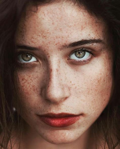 Pin By On Brown Hair Hazel Eyes Freckles Girl With Green