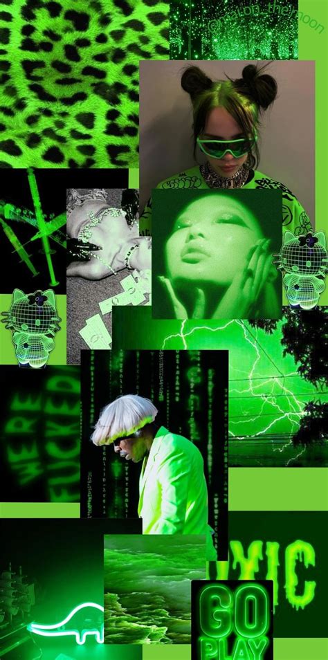 Neon artwork, neon sign, peace, fun, neon art, love, green, neon, wall art. Neon green aesthetic wallpaper in 2020 | Dark green ...