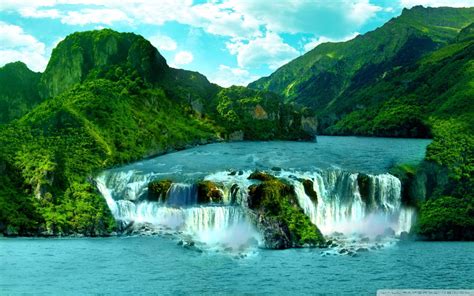 Waterfall, ocean, sea, pond and lake water images and wallpapers. Waterfall Desktop Backgrounds (62+ images)