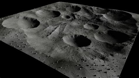 Artstation Map004 Moon Lunar Landscape In Blender Resources