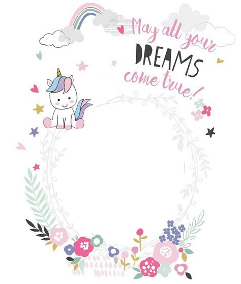 unicorn unicornio birthday frame pictureframe happybirt