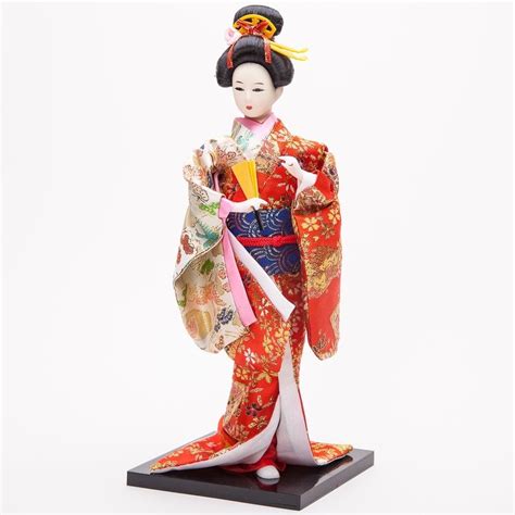 12 Japanese Geisha Oriental Doll Zs1004 12