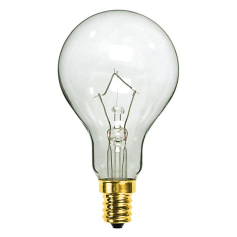 Ceiling fans with light fixtures are installed for a lot of different reasons. 25 Watt Clear Ceiling Fan Light Bulb - Candelabra Base