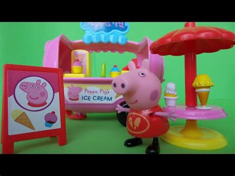 Peppa is a loveable, cheeky little piggy who lives with her little brother george peppa pig official. Peppa Pig IJscokar - Family Toys Collector