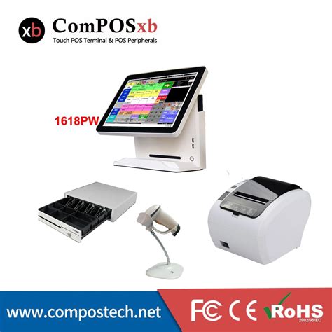 Nice White Pos System 15 Inch Touch Screen Billing Machineall In One