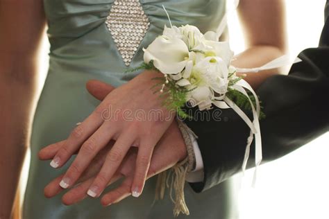 Prom Night Stock Image Image Of Manicure Holding Hand