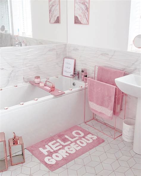 Glam Bathroom Decor Girly Bathroom Spa Inspired Bathroom Bathroom Design Luxury Bathroom