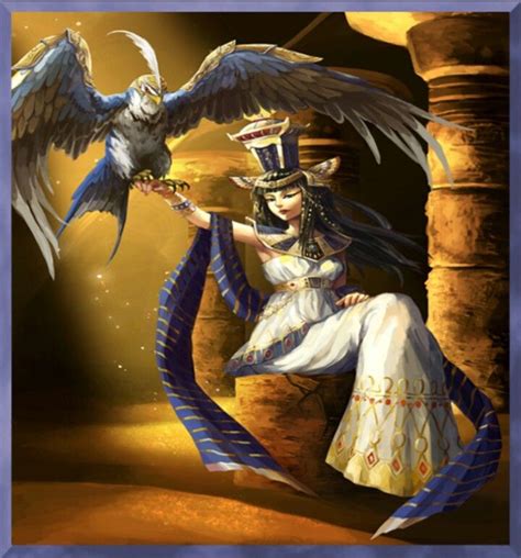 Egyptian Goddess Nephthys Egyptian Goddess Art Anime Egyptian Ancient Egypt Art