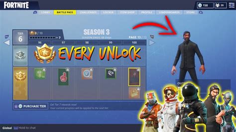 1920 1080 cool fortnite wallpapers. New! EVERY Unlockable Item In Fortnite Season 3 - YouTube