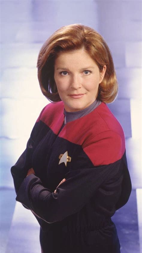 Kate Mulgrew As Captain Kathryn Janeway In Star Trek Voyager Star