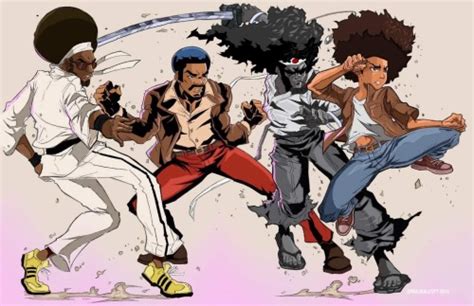 A propaganda style poster/flyer featuring grandmaster bushido brown. boondocks on Tumblr
