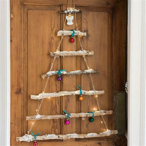 Wooden Snowy Hanging Christmas Tree By Thelittleboysroom