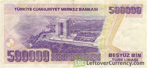 Turkish Old Lira Th Emission Exchange Yours