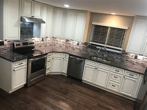 Find affordable white cabinets and backsplash at lily ann cabinets. Off white cabinets image by Kitchen Cabinet Kings on home ...