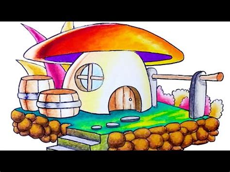 Lihat candy wikipedia gambar rumah versi kartun di kumpulan gambar. Mewarnai Gambar Rumah Jamur - GAMBAR MEWARNAI HD