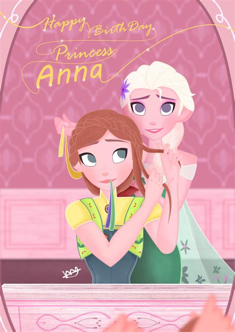 Happy Birthday Princess Anna Let The Sunshine On Rfrozen
