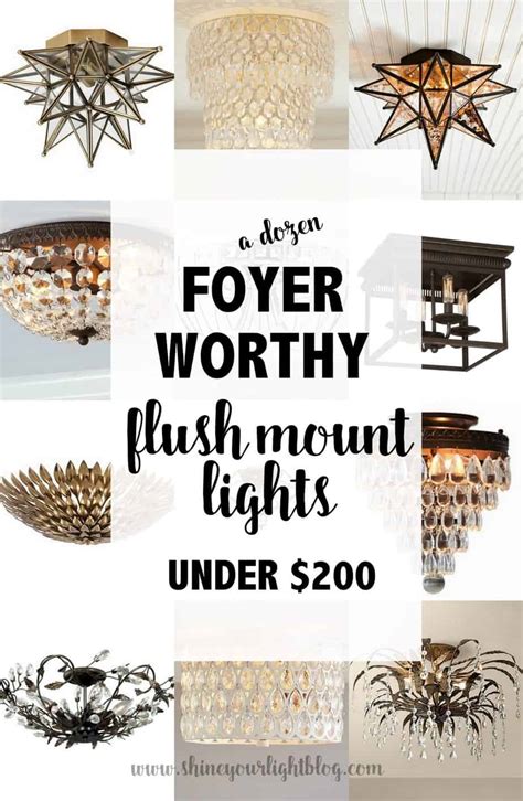 Hallway flush mount lighting ideas. Foyer-Worthy Flush Mount Ceiling Lights - Shine Your Light