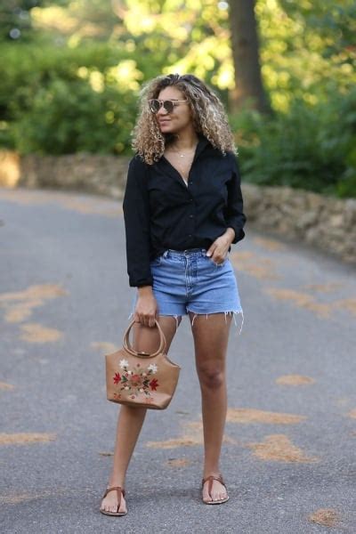 6 Ways To Wear Your Denim Shorts This Summer My Chic Obsession