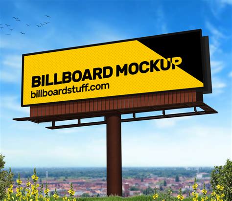 Free Billboard Mockup Template Printable Templates
