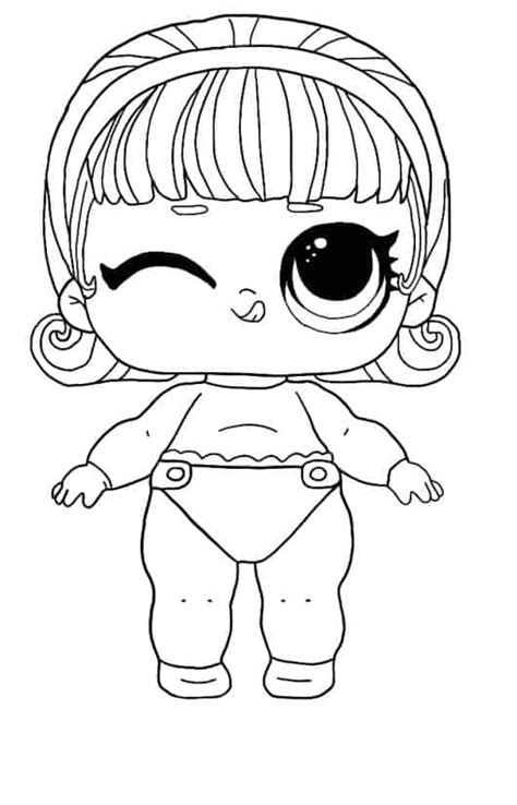 Lol Merbaby Coloring Pages