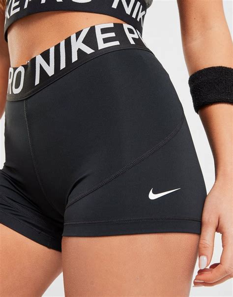koop zwart nike pro training 3 shorts dames jd sports