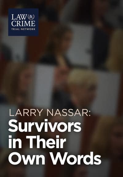 Watch Larry Nassar Survivors In Their Own Words 2018 Free Movies Tubi
