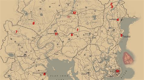 Red Dead Redemption 2 Карта Картинка Telegraph