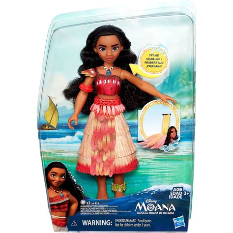 Sing Along With Disney Princess Musical Moana Of Oceania This 12 75 In Doll From Hasbro Is