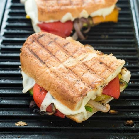 Brush the top of the first sandwich with the melted butter. 12 Veggie Panini Recipes That Will Send You Straight to ...
