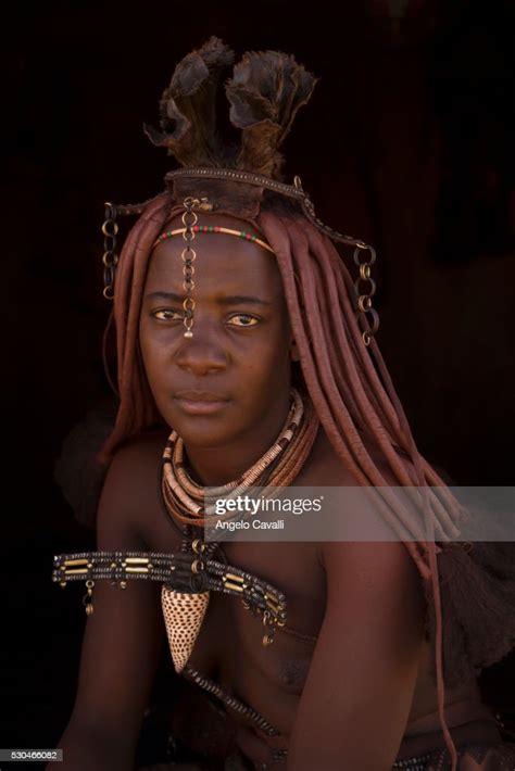 Himba Woman Kaokoland Namibia Africa High Res Stock Photo Getty Images