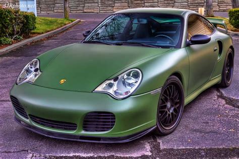 Porsche 911 Matte Army Green Wrap Autoevolution