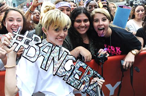Miley Cyrus Fan On Being A Smiler She Is Not Afraid Of Being