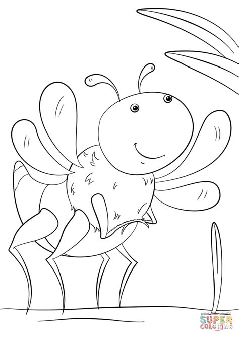 The insects are perfect for a mother's day or father's day gift. Cartoon Insect coloring page | Free Printable Coloring Pages