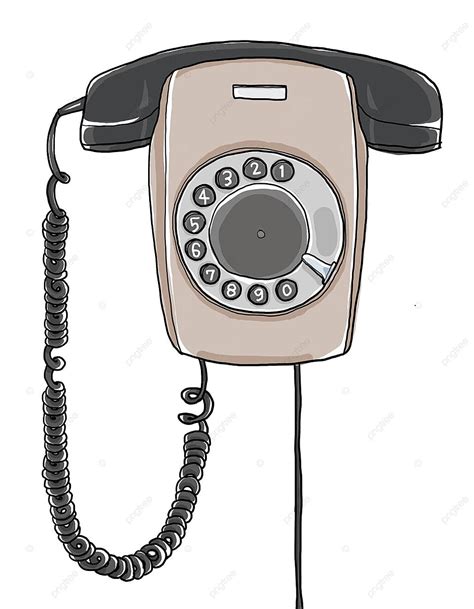 Handdrawn Art Of Vintage Retro Industrial Telephone Wall Hanging Photo